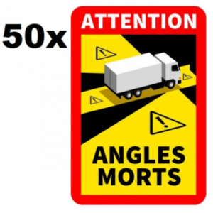 Pachet 50 Autocolante "Angles morts"