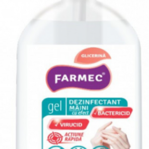 Pachet 4 geluri dezinfectante maini 500 ML, alcool 70%, Virucid